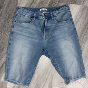 Good American Good Bermuda Denim Shorts
